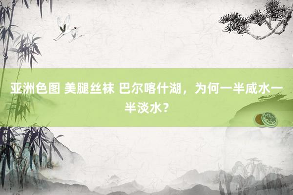亚洲色图 美腿丝袜 巴尔喀什湖，为何一半咸水一半淡水？
